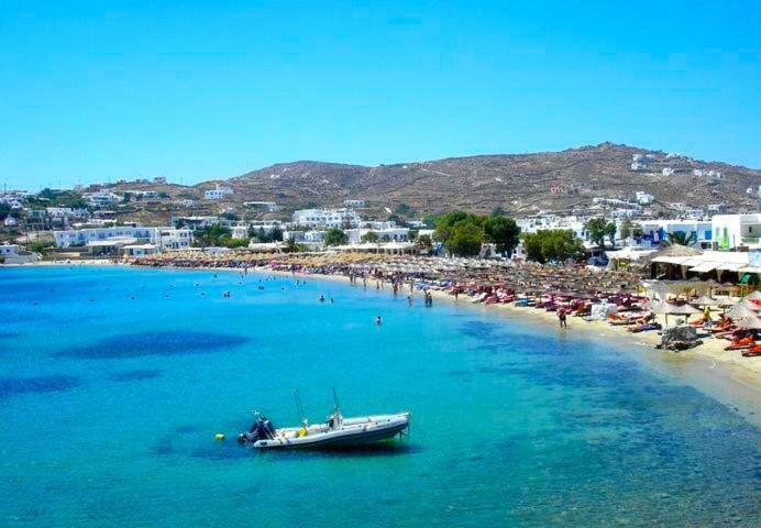Magical Ornos! Beach House!Beach 1' Walk-Mykonos Town 2Km Exterior foto